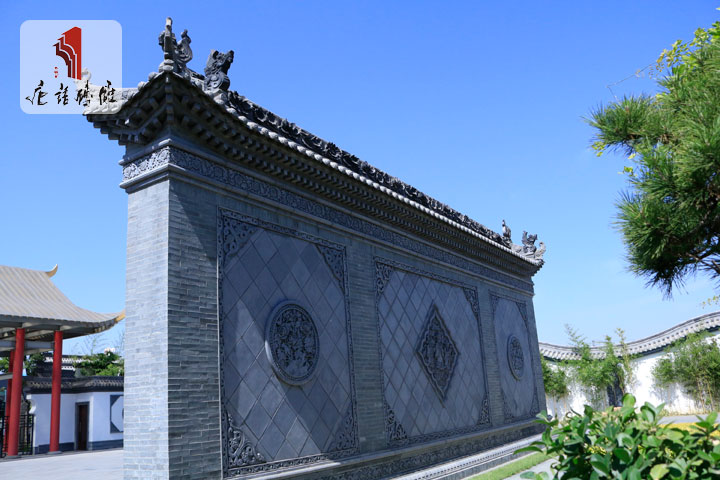 唐语砖雕三联影壁