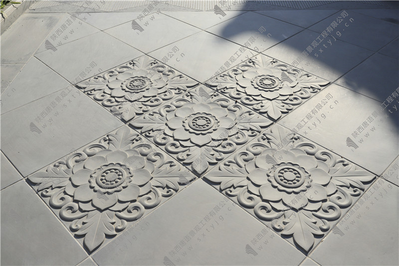 唐语砖雕地砖系列实景案例